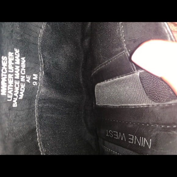 Nine West Black Boots with baby pink bow detail - Picture 3 of 5